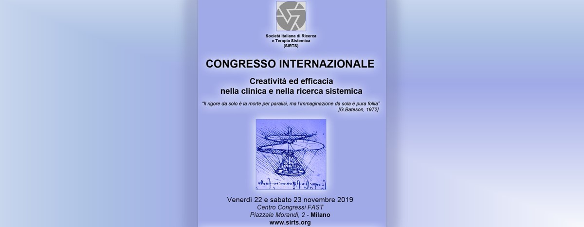 Congresso Internazionale - Creatività Ed Efficacia Nella Clinica E Nella Ricerca Sistemica